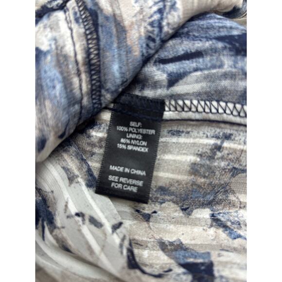 Buckle Black Blouse Women’s L Sheer Boho Floral Print Peasant Top Long Sleeve - Picture 2 of 7